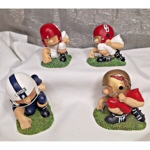 Vintage Kiwi Collection Tailgaters The Linemen Football Figurines Lot of 4